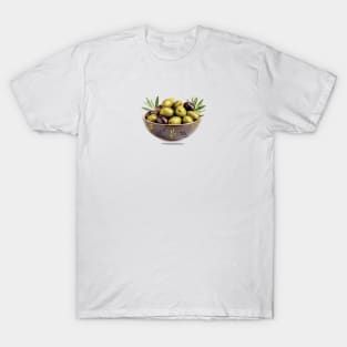 printed olive bowl 90s T-Shirt